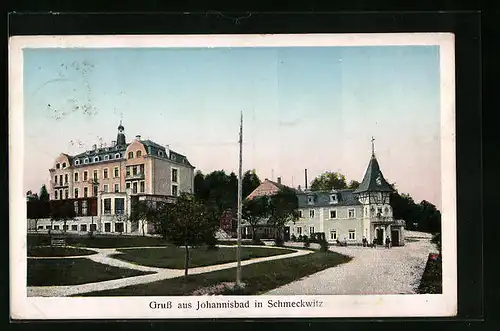 AK Schmeckwitz, Das Johannisbad mit Anlage