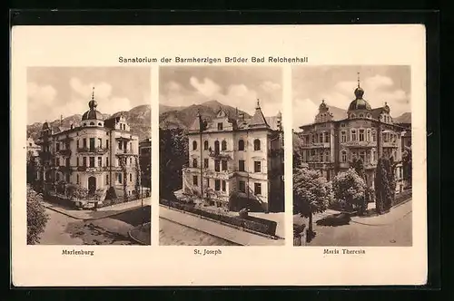 AK Bad Reichenhall, Sanatorium der Barmherzigen Brüder, Marienburg