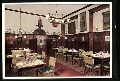 AK München, Schwarzwälders Naturweinhaus, Keller und Küche von Ruf