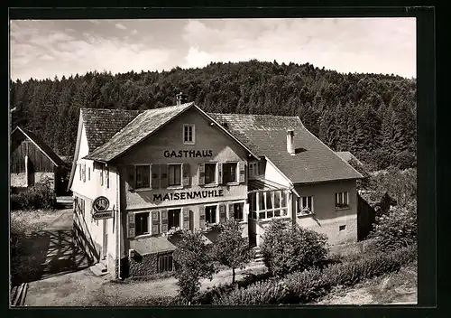 AK Marxzell / Schwarzwald, Gasthaus Maisenmühle
