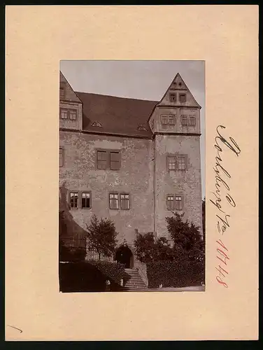 Fotografie Brück & Sohn Meissen, Ansicht Rochsburg, Blick auf den zweiten Schlosshof