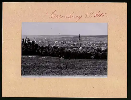 Fotografie Brück & Sohn Meissen, Ansicht Naumburg a. Saale, Blick auf die Stadt mit Dom und Kirche