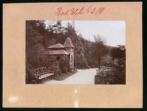 Fotografie Brück & Sohn Meissen, Ansicht Bad Elster, Partie an der Antonien Hütte