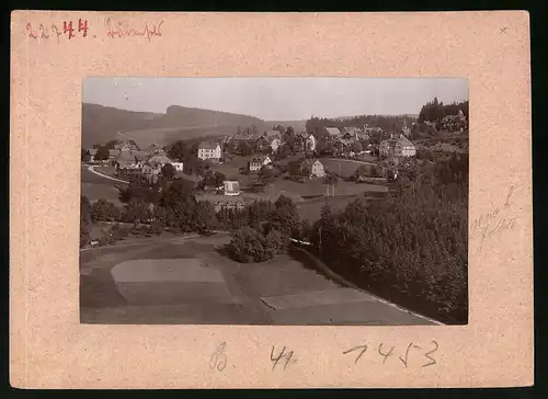 Fotografie Brück & Sohn Meissen, Ansicht Bärenfels i.Erzg., Blick auf den Ort