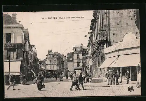 AK Troyes, Rue de l`Hôtel-de-Ville