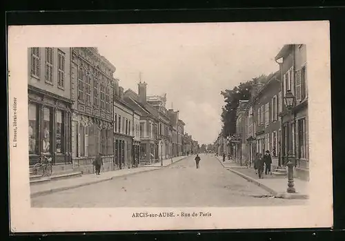 AK Arcis-sur-Aube, Rue de Paris