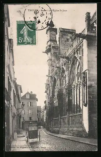 AK Troyes, Beffroi de l`Église St-Jean