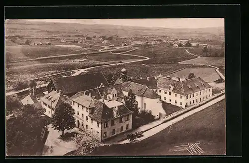 AK Kempten /Allg., Institut Lenzfried aus der Vogelschau