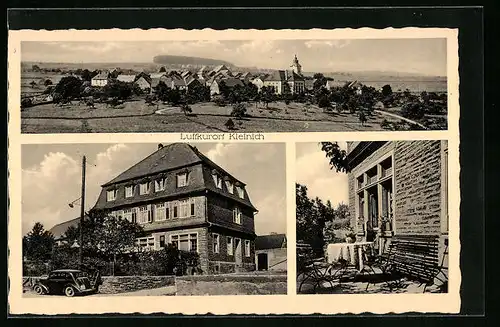 AK Kleinich, Panorama des Ortes, Mütterheim Haus Arnoth