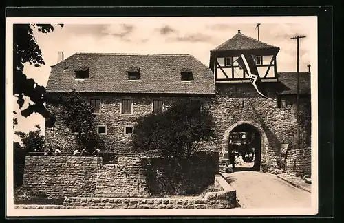 AK Heidelberg, Jugendherberge Dilsberg - Eingangsbereich