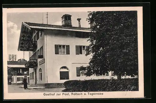 AK Rottach /Tegernsee, Gasthof zur Post