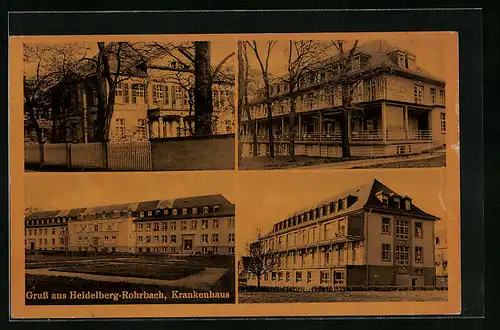 AK Heidelberg-Rohrbach, Krankenhaus - Gebäudeansichten