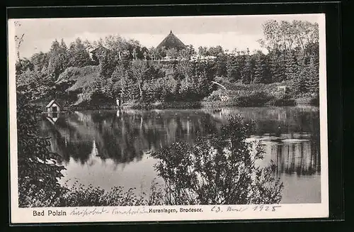 AK Bad Polzin, Kuranlagen am Brodesee