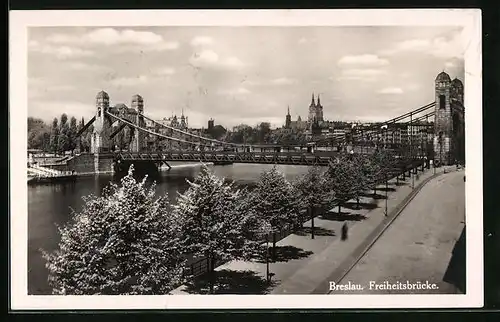 AK Breslau, An der Freiheitsbrücke