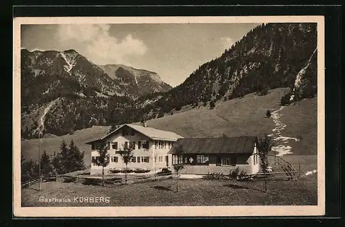 AK Oberstdorf /Allgäu, Gasthaus Kühberg
