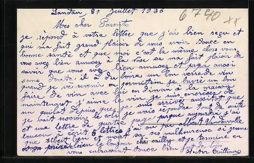 AK Landau, Marktstrasse mit Uhrengeschäft