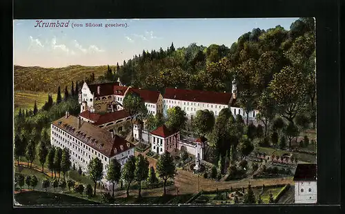 AK Krumbad, Blick von Südost gesehen