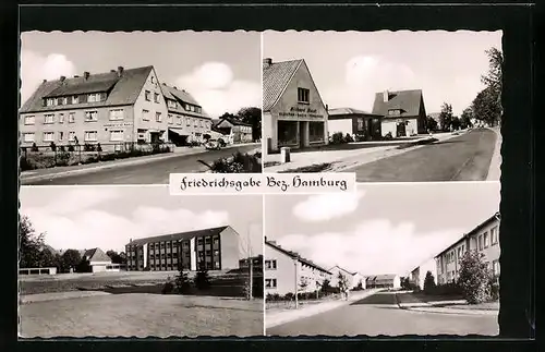 AK Friedrichsgabe /Hamburg, Ortsansicht mit Strassenpartien