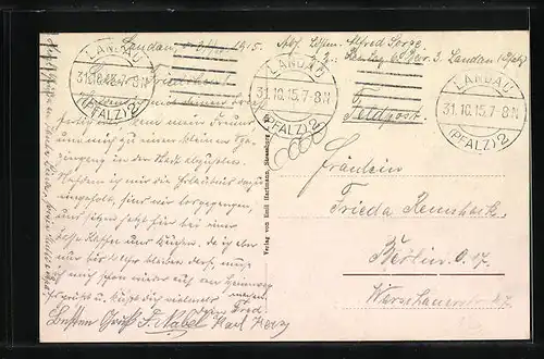 AK Landau, Institut der engl. Fräulein