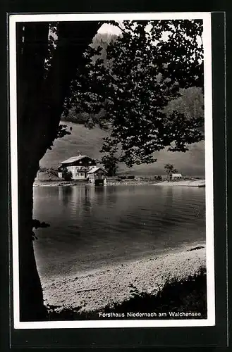 AK Niedernach am Walchensee, Forsthaus Niedernach