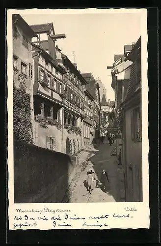 AK Meersburg, Steigstrasse mit Geschäft