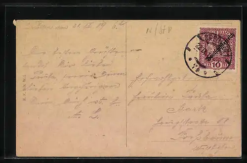 AK St. Pölten, Totalansicht während der Dämmerung