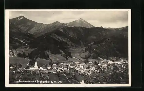 AK Hohenberg, Gesamtansicht aus der Vogelschau