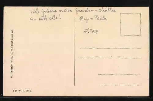 AK Maria Ellend, Wallfahrtskirche mit Innenansicht