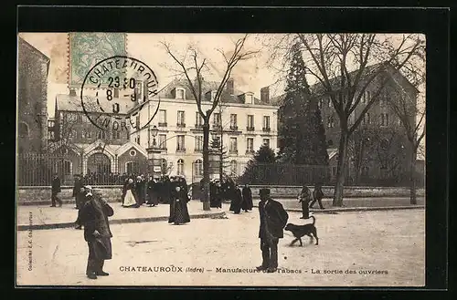 AK Châteauroux, Manufacture des Tabacs, La sortie des ouvriers