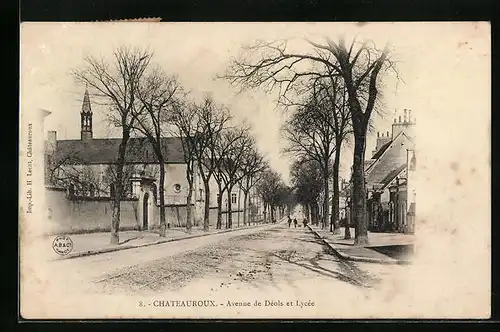 AK Châteauroux, Avenue de Déols et Lycée