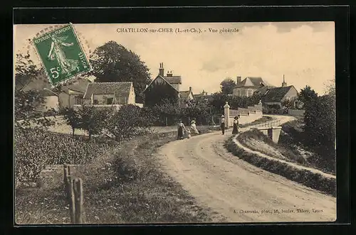 AK Chatillon-sur-Cher, Vue générale