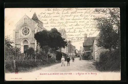 AK Saint-Laurent-De-Cuves, L'Eglise et le Bourg