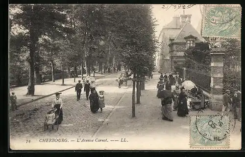 AK Cherbourg, L`Avenue Carnot