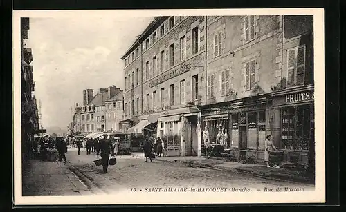 AK Saint-Hilaire-du-Harcouet, Rue de Mortain