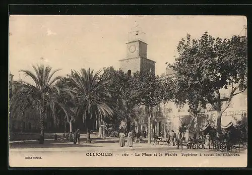 AK Ollioules, La Place et la Mairie