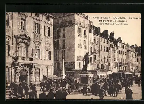 AK Toulon, Le Carre du post et la Mairie