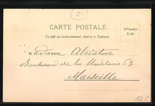 Lithographie Macon, Saint-Pont-Chateau de Lamartine, St. Laurent