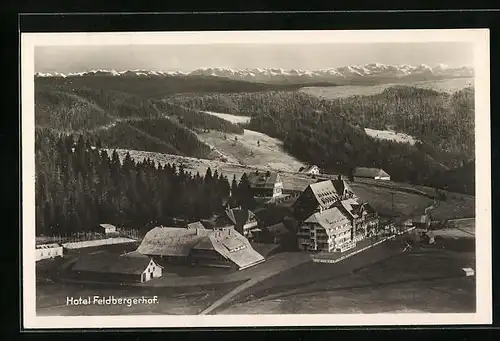AK Feldberg /Schwarzw., Hotel Feldbergerhof, Bergpanorama