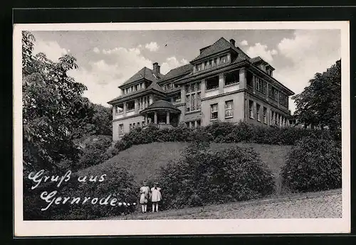 AK Gernrode /Harz, FDGB-Erholungsheim Stubenberg