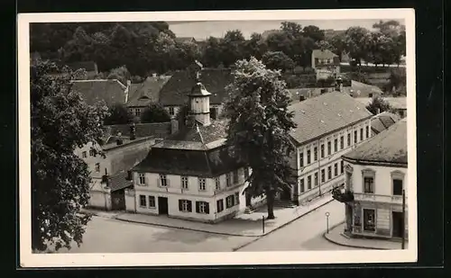 AK Biesenthal /Mark, Rathaus und Markt