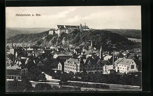 AK Heidenheim a. Brz., Gesamtansicht aus der Vogelschau