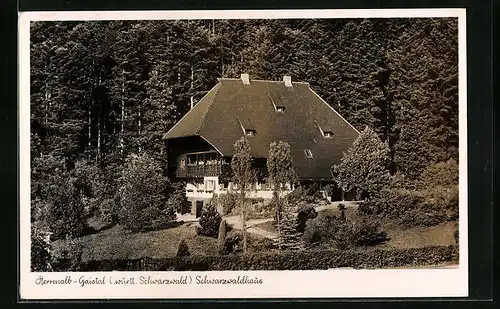 AK Herrenalb-Gaistal, Gasthof Schwarzwaldhaus