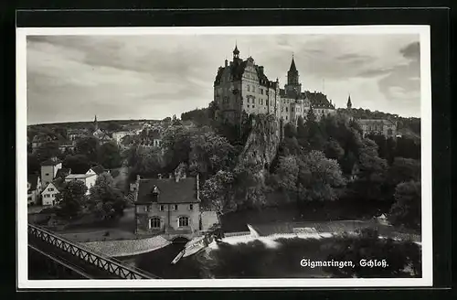 AK Sigmaringen, Blick auf das Schloss