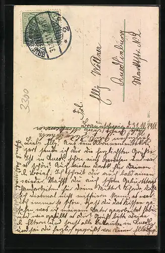 AK Braunschweig, Strassenpartie an der alten Wage