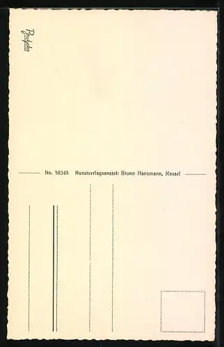 AK Fulda, Ortspartie am Bonifatius-Denkmal