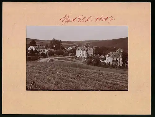 Fotografie Brück & Sohn Meissen, Ansicht Bad Elster, Stadtansicht mit Wohnhäusern