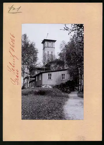 Fotografie Brück & Sohn Meissen, Ansicht Sebnitz, Partie an der Grenadierburg