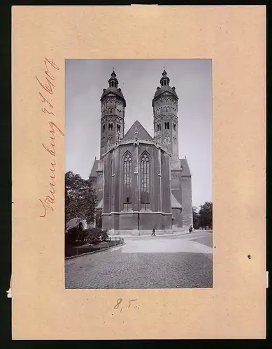 Fotografie Brück & Sohn Meissen, Ansicht Naumburg a. Saale, Blick auf den Naumburger Dom von Osten gesehen