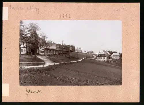 Fotografie Brück & Sohn Meissen, Ansicht Oberbärenburg, Partie am Helenenhof