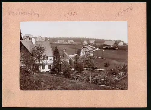 Fotografie Brück & Sohn Meissen, Ansicht Oberbärenburg, Urselhütte - Fachwerkhaus